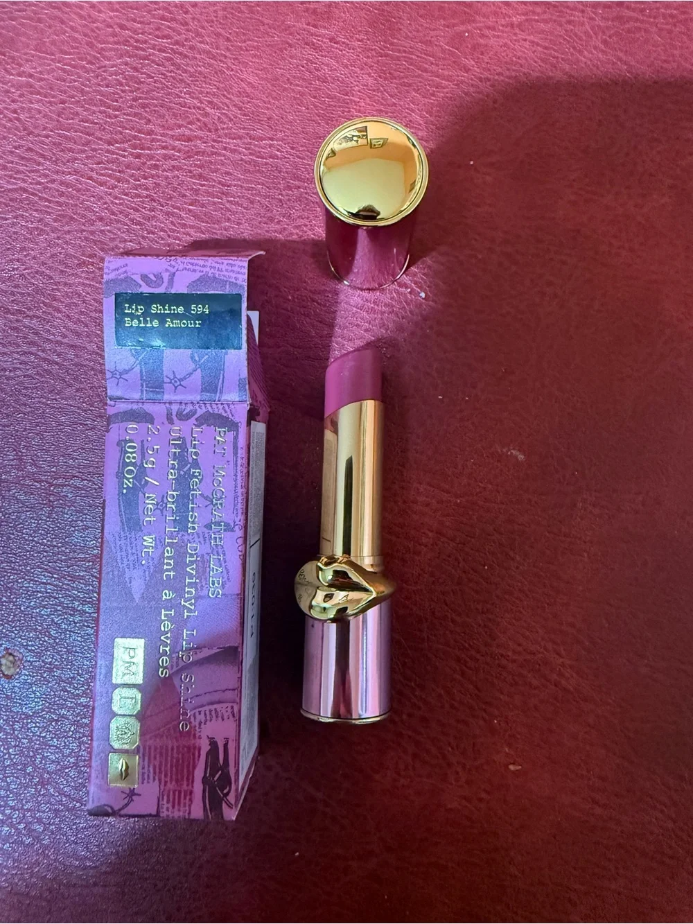 Pat McGrath Labs Lip Fetish Divinyl Lip Shine, Belle Amour 0.08 oz color 594